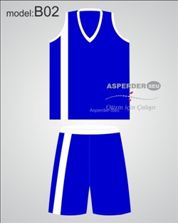 Basketbol Forma Şort takım model 02